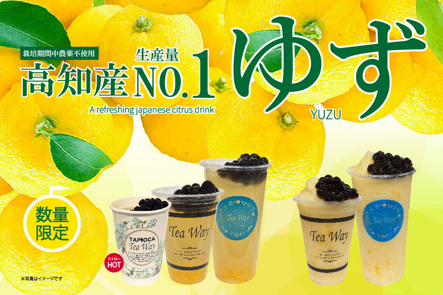 高知県産ゆずドリンク/スムージー　数量限定販売！